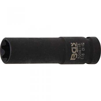 Clé à douille électrique BGS 5204‑18 – profil E 12,5 mm