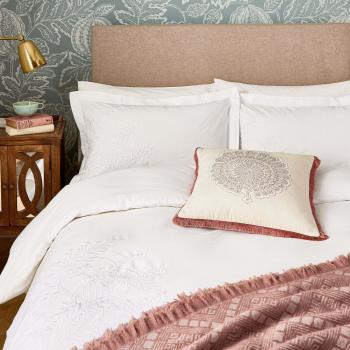 Cantaloupe Cotton Duvet Cover by Sanderson