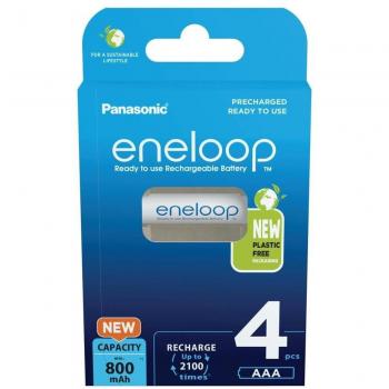 Panasonic Eneloop Pro BK-4MCDE/4BE Batterie AAA ricaricabili 800mAh