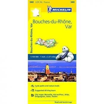 Mapas local michelin: bouches-du-rhône, var