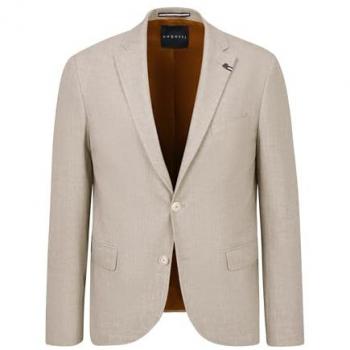 Sakkobrand BUGATTI: Beige Revers, Stretch, EU60