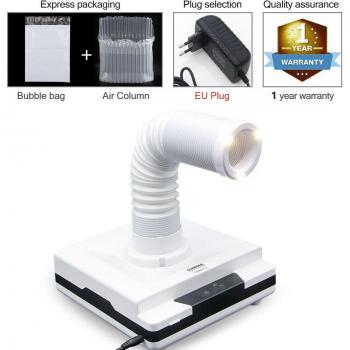 LKE 4500 : Aspirateur télescopique 60 W pour manucure professionnelle