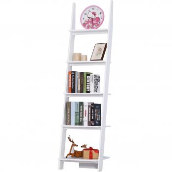 Estantería de Escalera para Baño y Salón Homcom 5 Estantes 195x50x40 cm