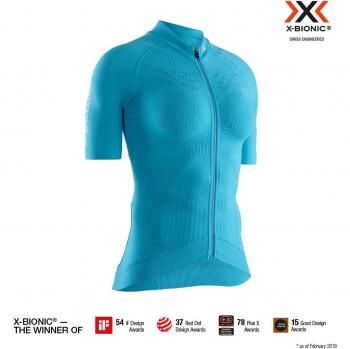 X-Bionic Effektor G2 Bike Zip Damen Kurzarmtrikot blau