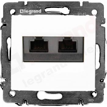 Presa Doppia UTP Legrand VALENA 2xRJ45 CAT5e