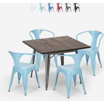 Ensemble Table et Chaises Bar Hustle