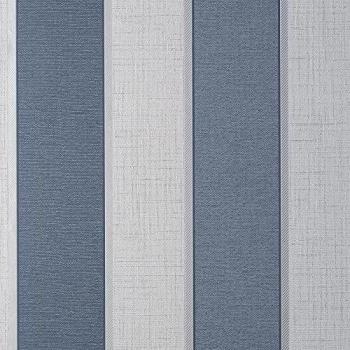 Albany Larson Stripe Navy Silver Textured Vinyl Wallcovering