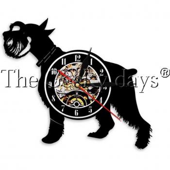 Luz Vintage Schnauzer: Reloj Disco