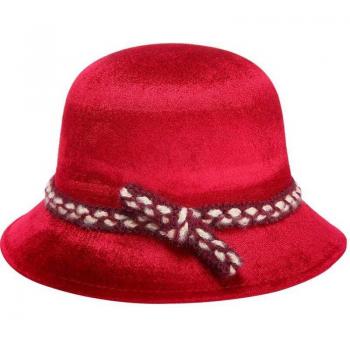 Autumn Winter Women's Fedora Hat with Wide Brim