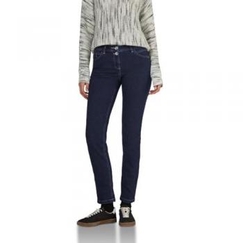 Jean Femme Bleu Délavé Rinsé Cecil, Taille 36