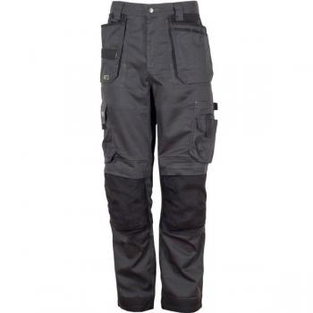 Apache Mens Bancroft Slim Fit Stretch Holster Trousers Black / Grey 42 33