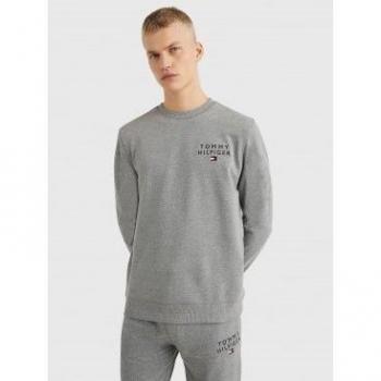 Tommy Hilfiger UM0UM02878 Sudadera Cuello Redondo gris (S)