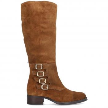 Botas de mujer Alpe con suela antideslizante y cierre de cremallera