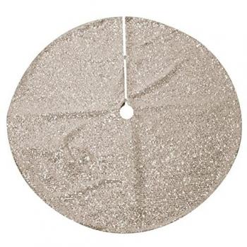Décoration d'arbre avec paillettes – 90 cm, effet champagne