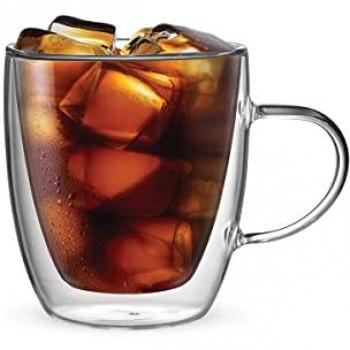 Bialetti Double Wall Glass Cups 350ml