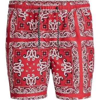 Bañador Infantil Jack & Jones Bandana Rojo