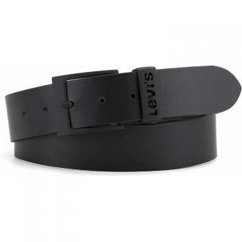 Levi's Cintura in pelle Ashland Metal Regular Black 85 cm