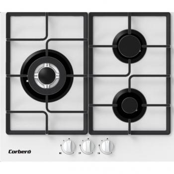 Encimera de Gas Corbero CPCGM3F3122W 3 Zonas 60cm
