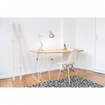Myfelt Filzkugelteppich Hardy – 120 x 170 cm aus Schurwolle