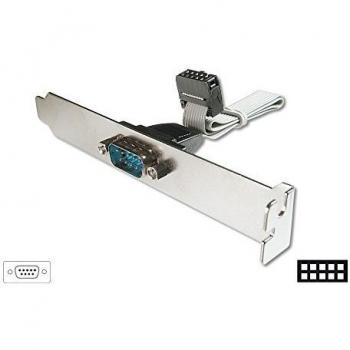 Cable de soporte de ranura para puerto serie D-Sub9 a IDC 2x5pin M/F