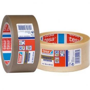 CINTA DE EMBALAR PVC RUGOSO TRANSPARENTE 66m x 50mm 4100 TESA