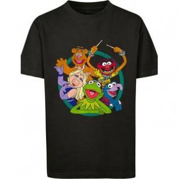 Schwarz Muppets Gruppen T-Shirt