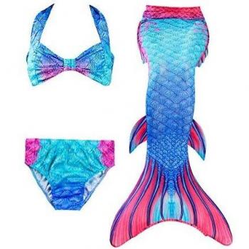 Bambina Sirena Chic 3 Pezzi