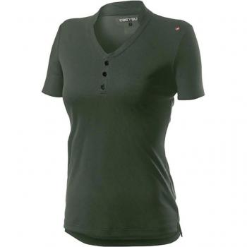 Polo Castelli Tech Short Green Dark XS Female