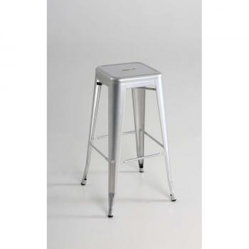 Kit “Plata Stack” – 4 Taburetes de Metal
