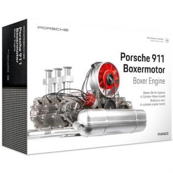 Kraftvoller Porsche 911 Motorbausatz 1:3 – FRANZIS