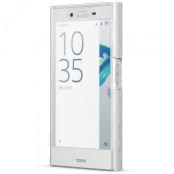 Weißes Sony 1304‑4700 Touch‑Cover für Xperia XCompact