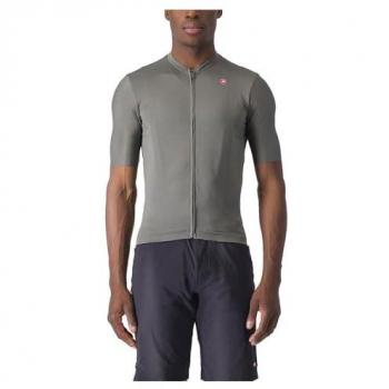 Castelli Maglia Corta Uomo Unlimited Entrata 2 Grigio Ferro Leggera con Tasche per Ciclismo