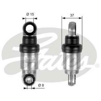 Gates Smooth V-Ribbed Belt with Shock Absorber T39097