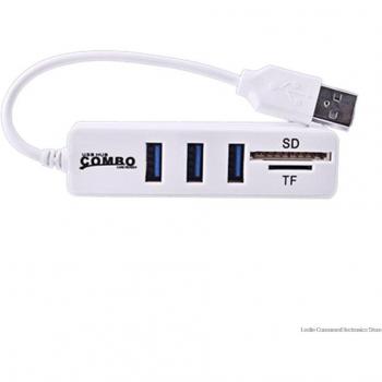 Mini Hub USB 2.0 de Alta Velocidad con 3 Puertos