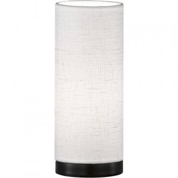 FISCHER & HONSEL lampada da tavolo Thor, 25 cm, bianco/nero