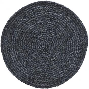 House Doctor sets de table ronds en algues séchées gris-bleu