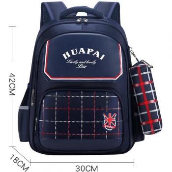 Girls Primary School Backpack with Bowknot and Pencil Case