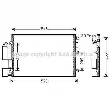 PRASCO RTA5275D Refroidisseur d'air