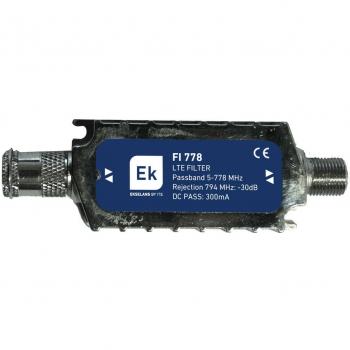 Filtro LTE Ek FI 778 300 mA, DC, Blu-Argento