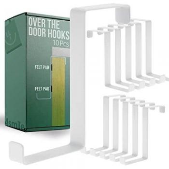 4smile Sturdy Over Door Coat Hooks