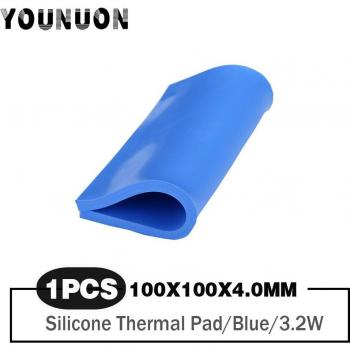 Disipador de Calor DIY 100x100x4mm Azul
