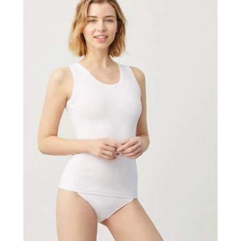 Camiseta Interior de Mujer con Tirante Ancho de Algodón Ysabel Mora