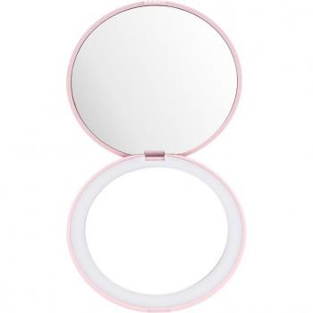 Compact 12-LED Lighted Cosmetic Mirror
