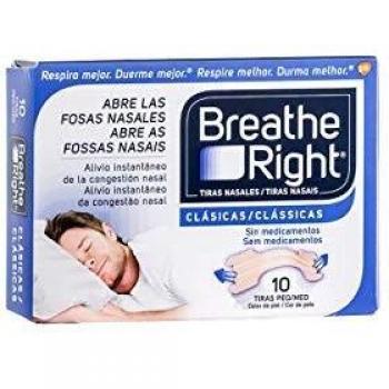 Bandelettes nasales Breathe Right® Petites 10 pièces