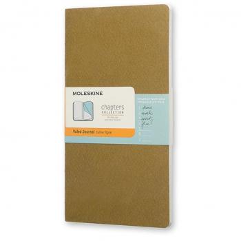 Moleskine Chapters Slate‑Green Slim Large Journal