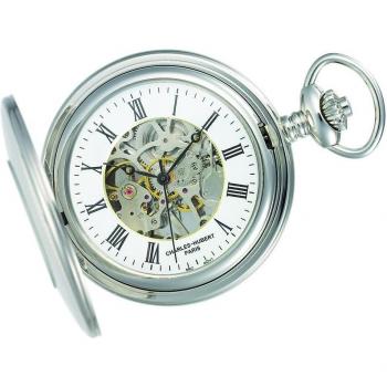 Montre de poche Charles Hubert mécanique squelette
