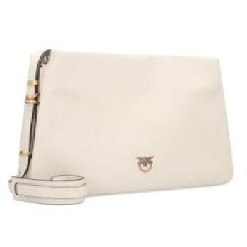 PINKO White One‑Size Leather Cross‑Body Purse