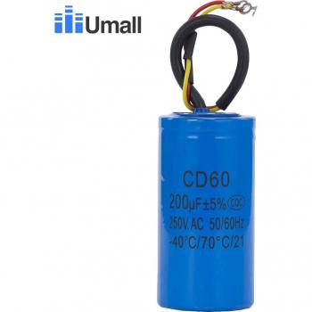 CD60 200uF 250V AC Heavy Duty Capacitor