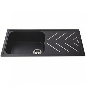 CDA KG81BL Anthracite Black Composite Kitchen Sink