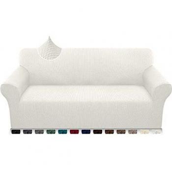 Luxurlife High Stretch Sofa Covers Super Soft Loveseat Cover for Pets